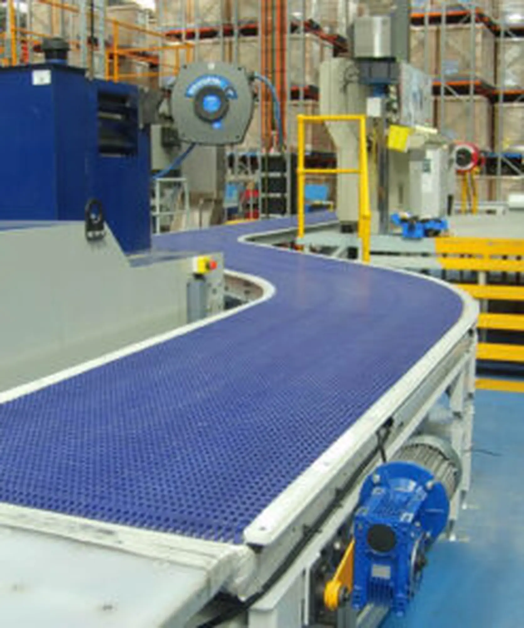 băng tải góc cong