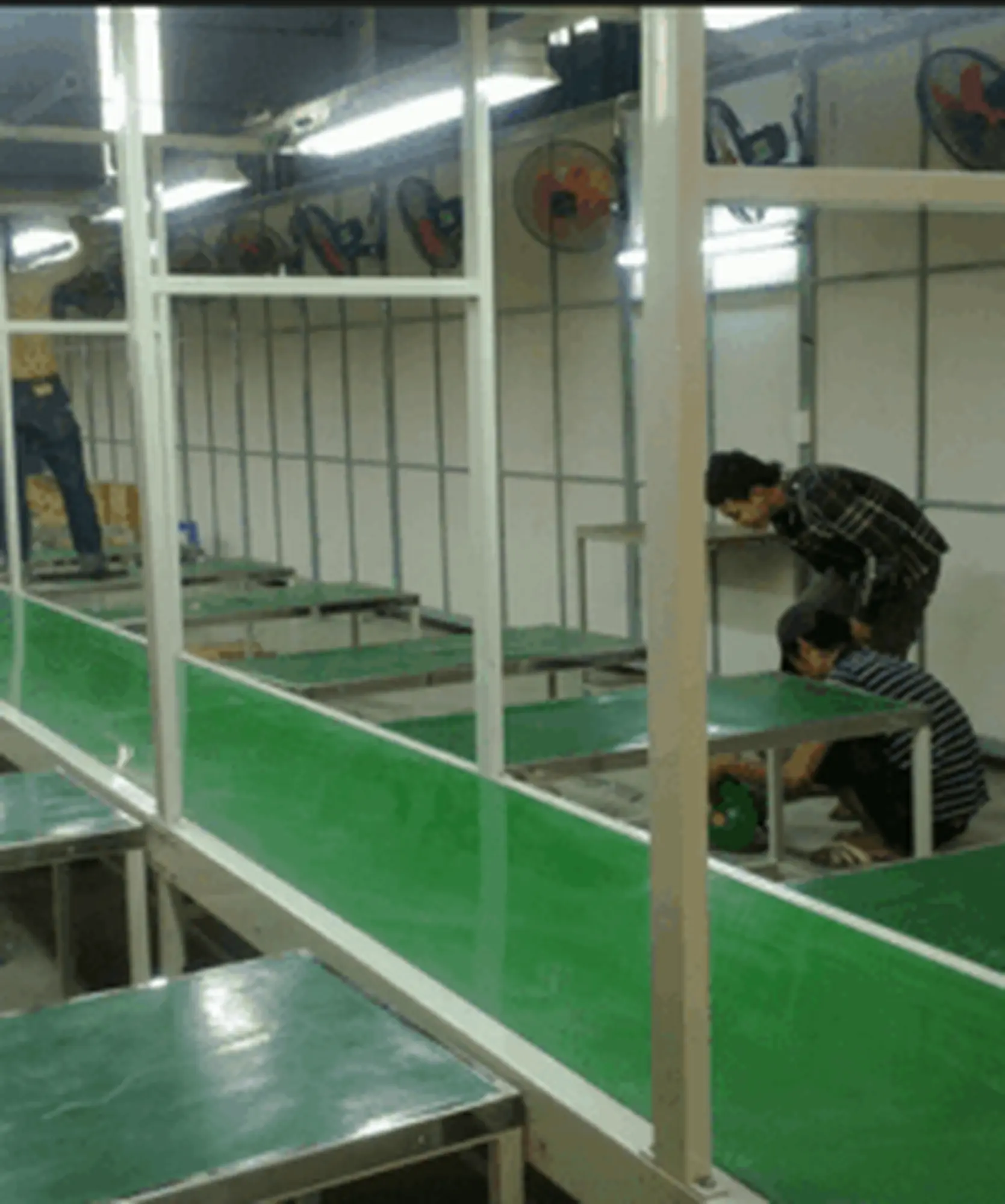 Băng tải PVC khung nhôm