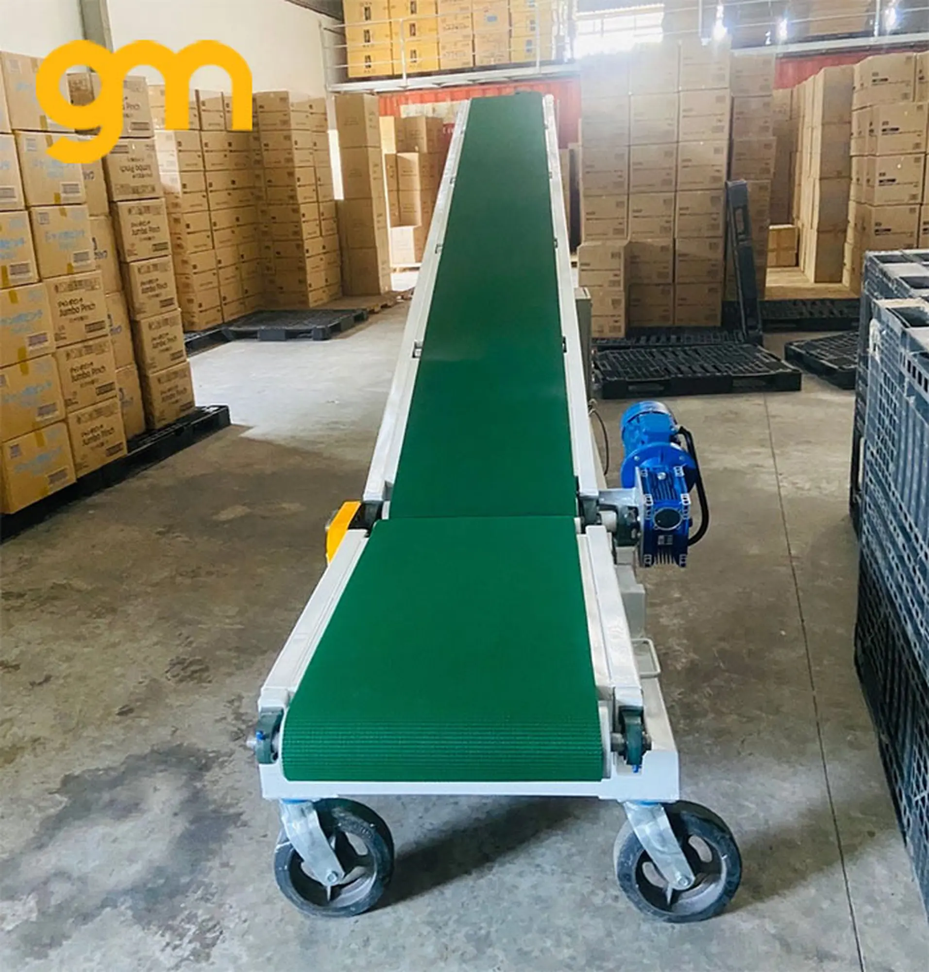 Băng tải PVC nâng ha