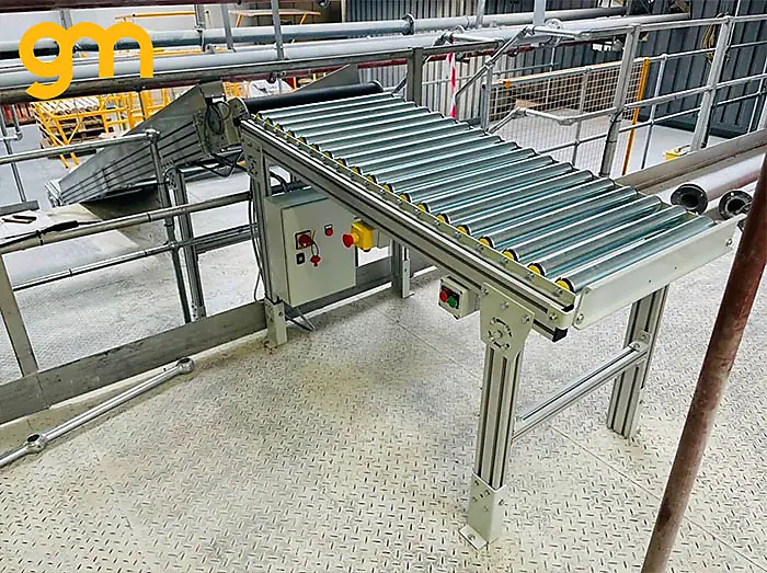 băng tải thùng carton con lăn