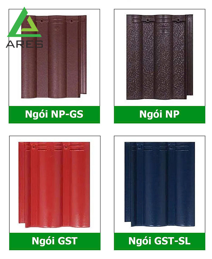Các loại ngói tại ARES
