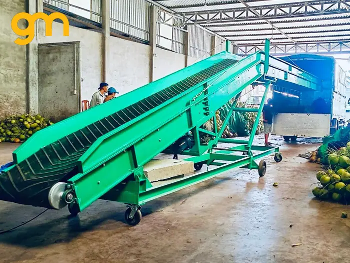 Hệ thống băng tải cao su công nghiệp
